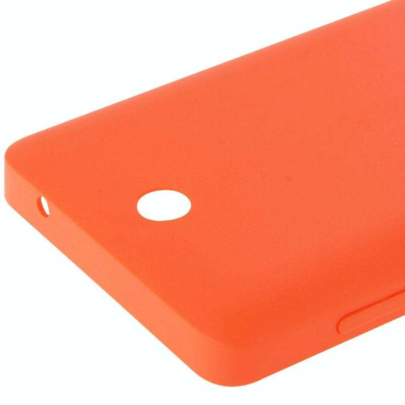 Frosted Battery Back Cover  for Microsoft Lumia 430(Orange)