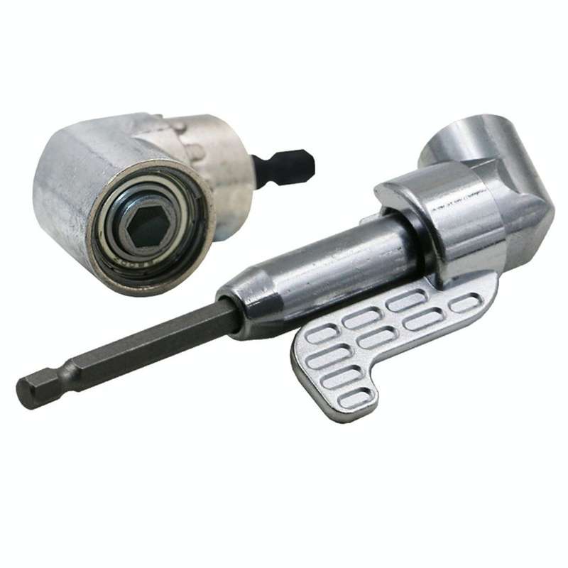 105 Degree Right Angle Drill Driver Bit Extension Power Drill Tool 7mm Hex Magnetic Power Screwdr...