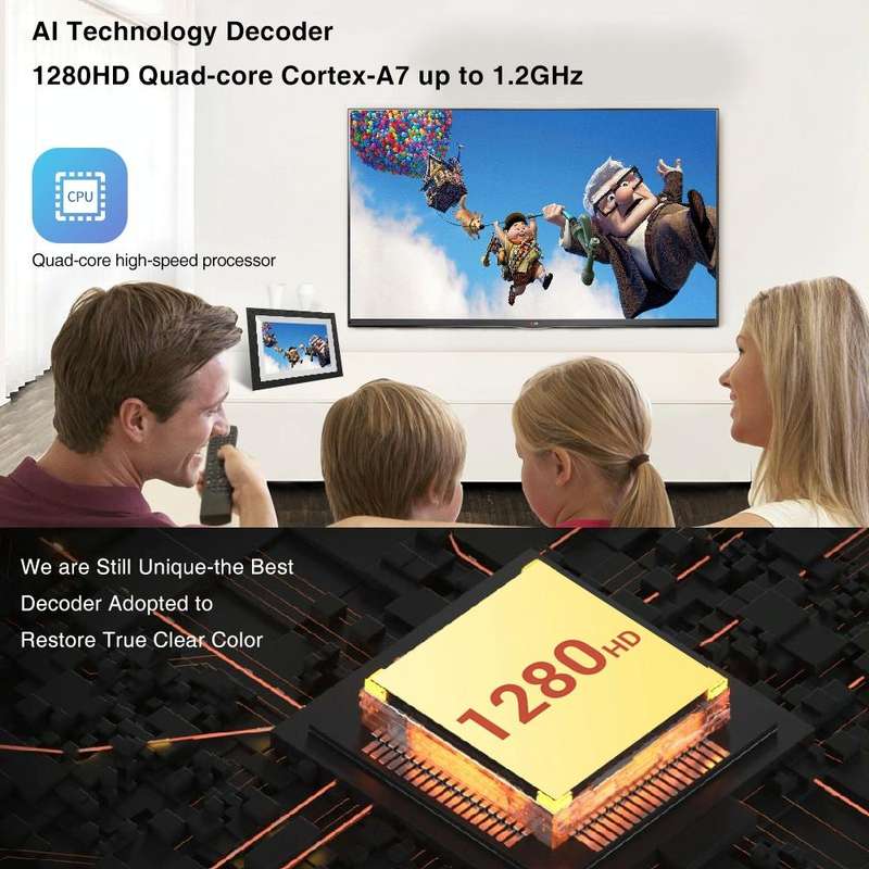 G100 10.1 inch LCD Screen WIFI Cloud Album Digital Photo Frame Electronic Photo Album with Touch ...