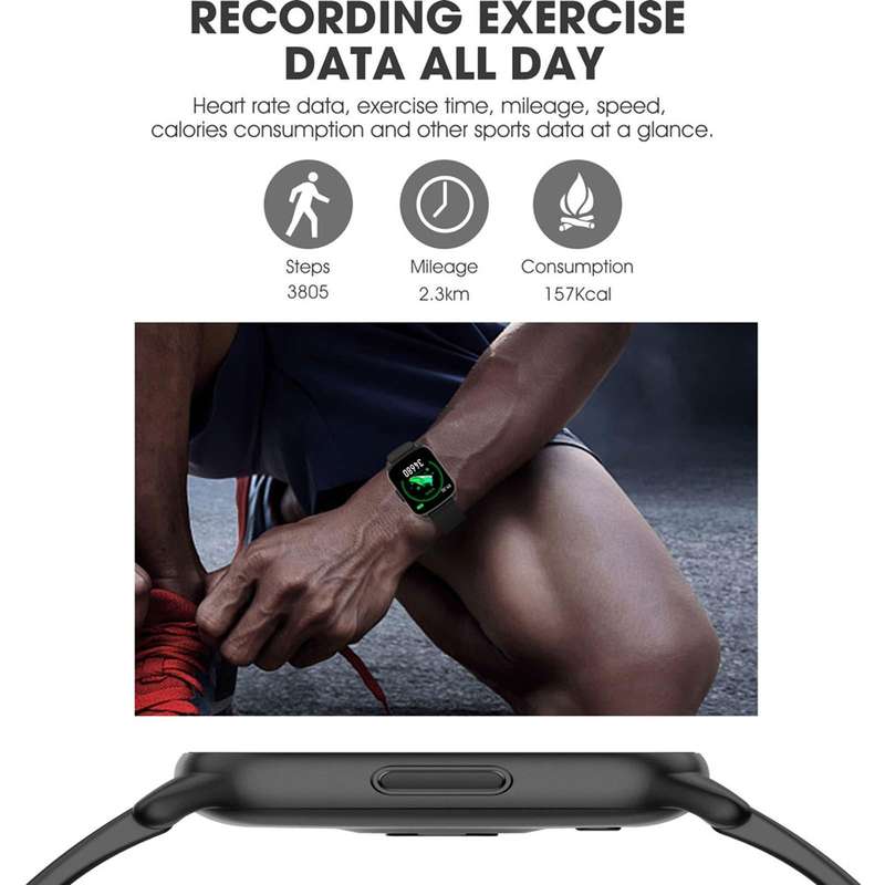 Lokmat KW17 1.3 inch TFT Screen IP68 Waterproof Smart Watch, Support Sleep Monitor / Heart Rate M...