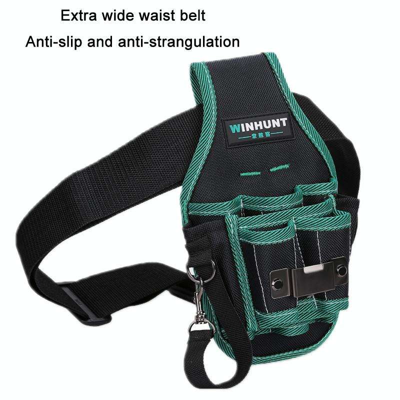 WINHUNT Multifunctional Canvas Electrician Tool Durable Storage Bag, Series: WH142