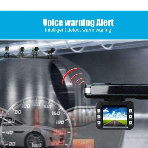 STR8500 HD 720P 30fps 2.0 inch LCD Radar Detector DVR with Laser + GPS Logger, 120 Degree View An...