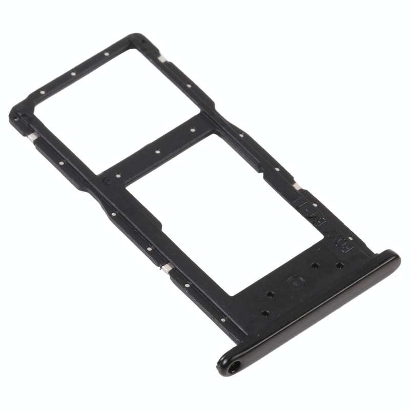 SIM Card Tray + SIM Card Tray / Micro SD Card Tray for Honor 9S (Black)