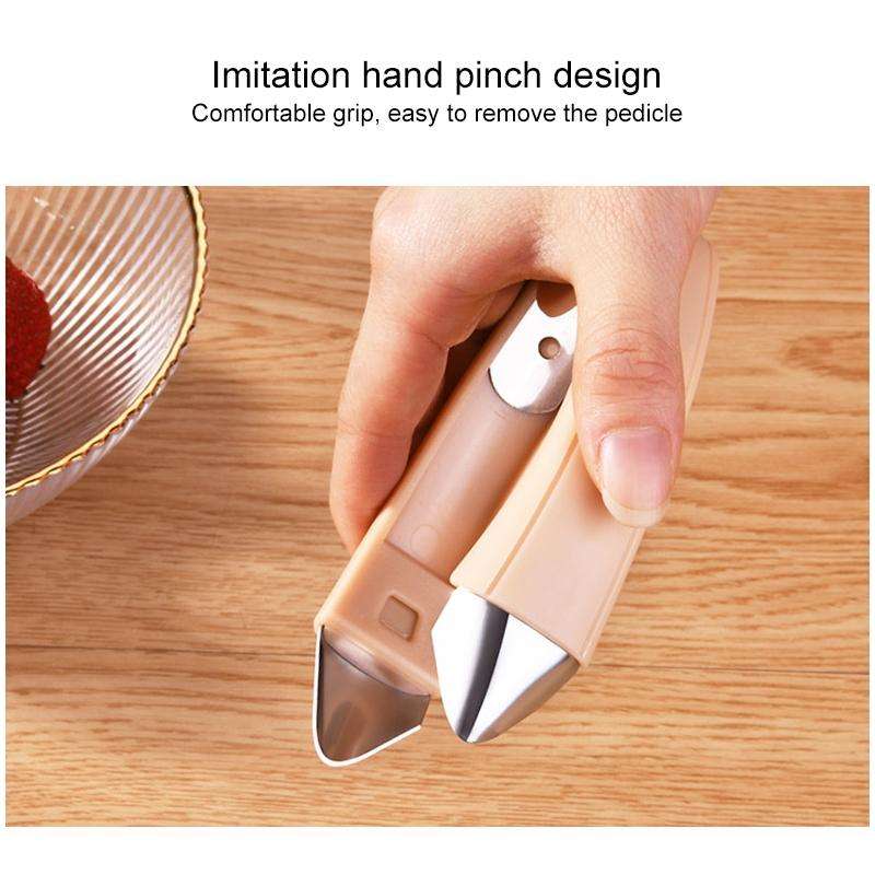 Pineapple Remover Clip Gadget Kitchen Tool Strawberry Shelling Machine(Orange)