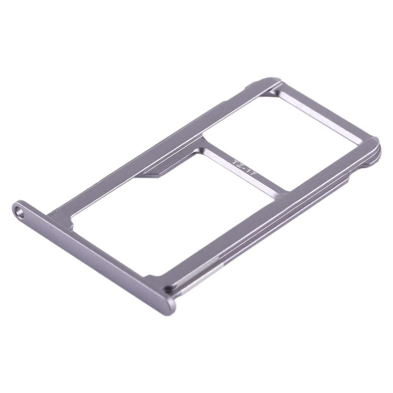 SIM Card Tray + SIM Card Tray / Micro SD Card for Huawei G9 Plus (Grey)