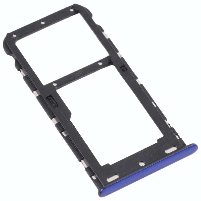 SIM Card Tray + SIM Card Tray / Micro SD Card Tray for Lenovo K9 I38043 (Blue)