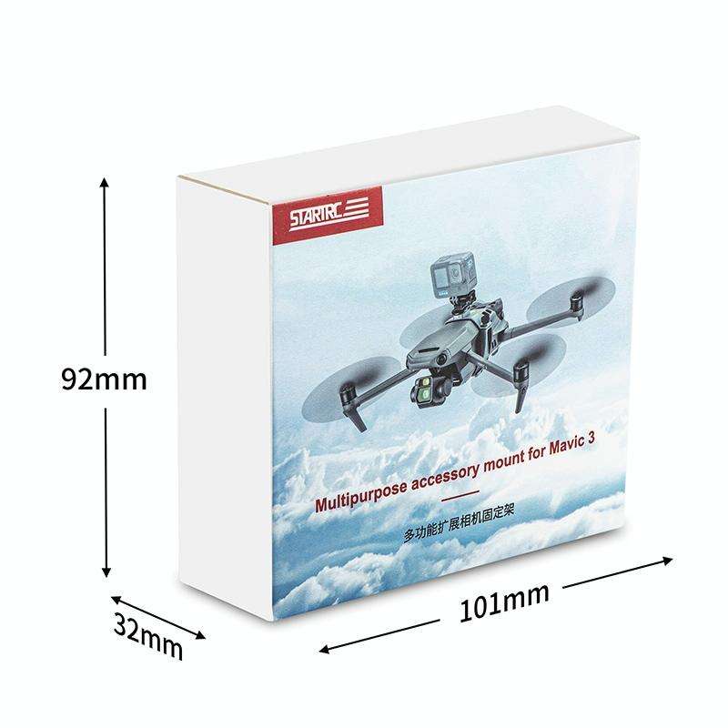 STARTRC Multifunctional Expansion Fixed Shock Mount for DJI Mavic 3 (Grey)
