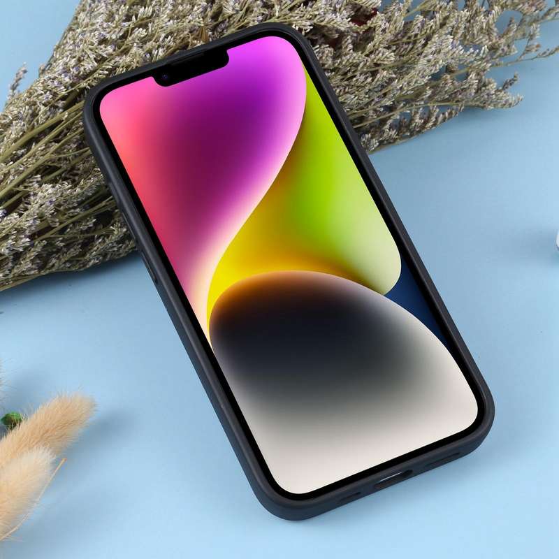 For iPhone 14 GOOSPERY SKY SLIDE BUMPER Sliding Card Slot Phone Case (Gold)