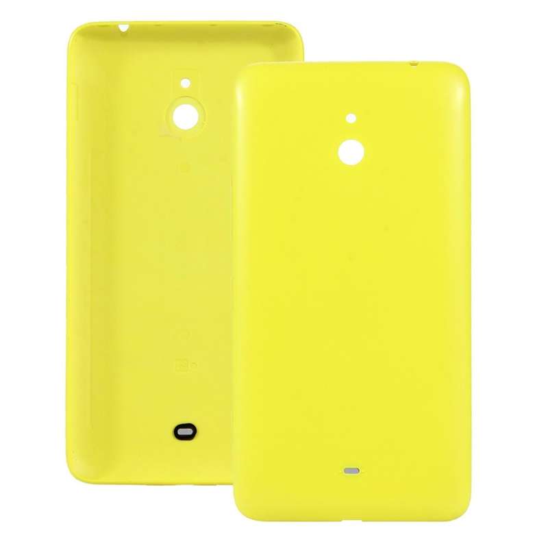 Original Housing Battery Back Cover + Side Button for Nokia Lumia 1320(Yellow)