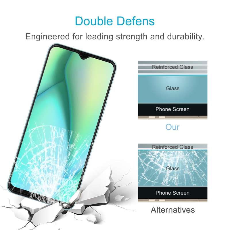 For Itel Vision 3 Plus 10 PCS 0.26mm 9H 2.5D Tempered Glass Film