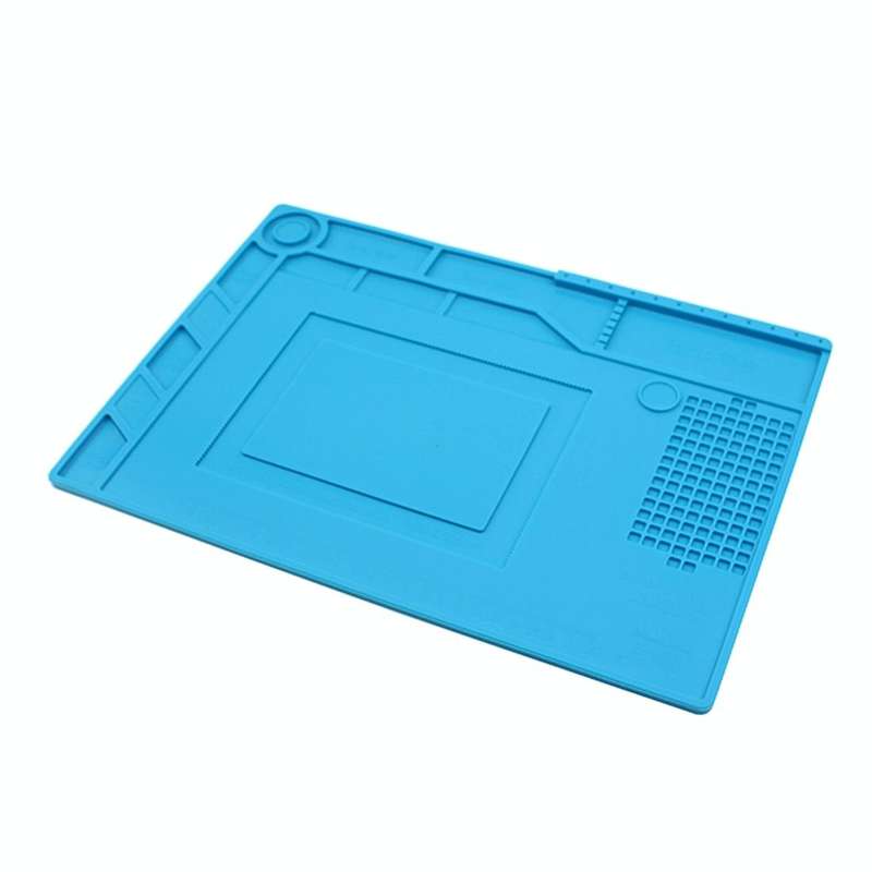 JIAFA S-150 Maintenance Platform Heat-resistant Repair Insulation Pad Silicone Mats with Screws P...