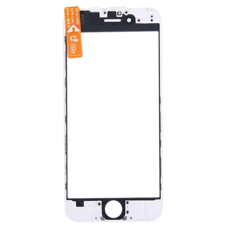 Front Screen Outer Glass Lens with Front LCD Screen Bezel Frame & OCA Optically Clear Adhesive fo...