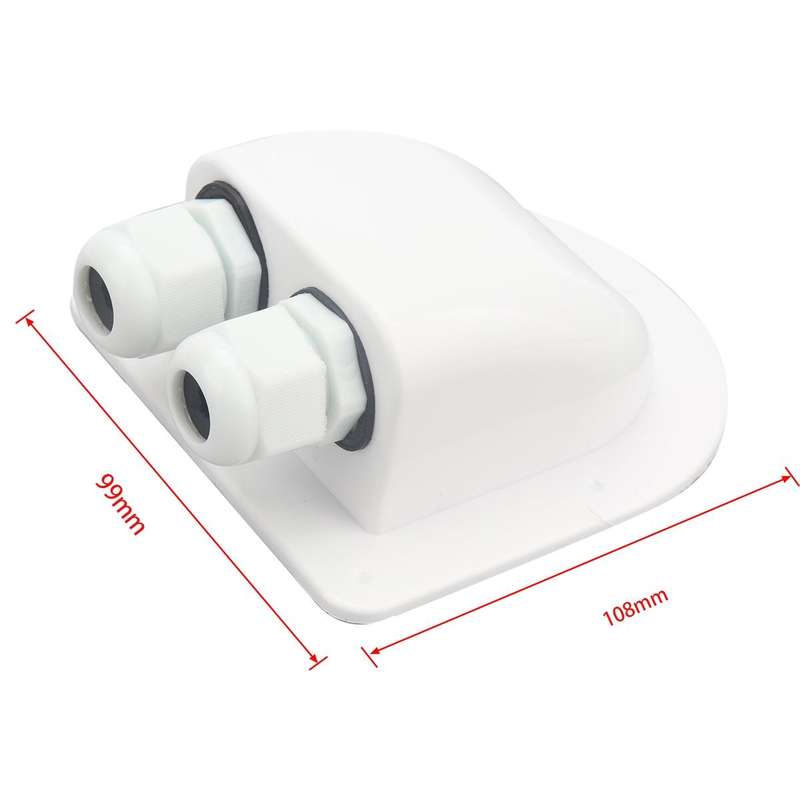 A6098 RV Sealed Waterproof Solar Double Cable Entry Gland Box