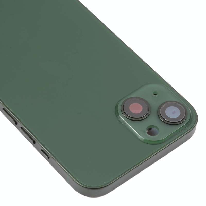 For iPhone 13 Battery Back Cover with Side Keys & Card Tray & Power + Volume Flex Cable & Wireles...