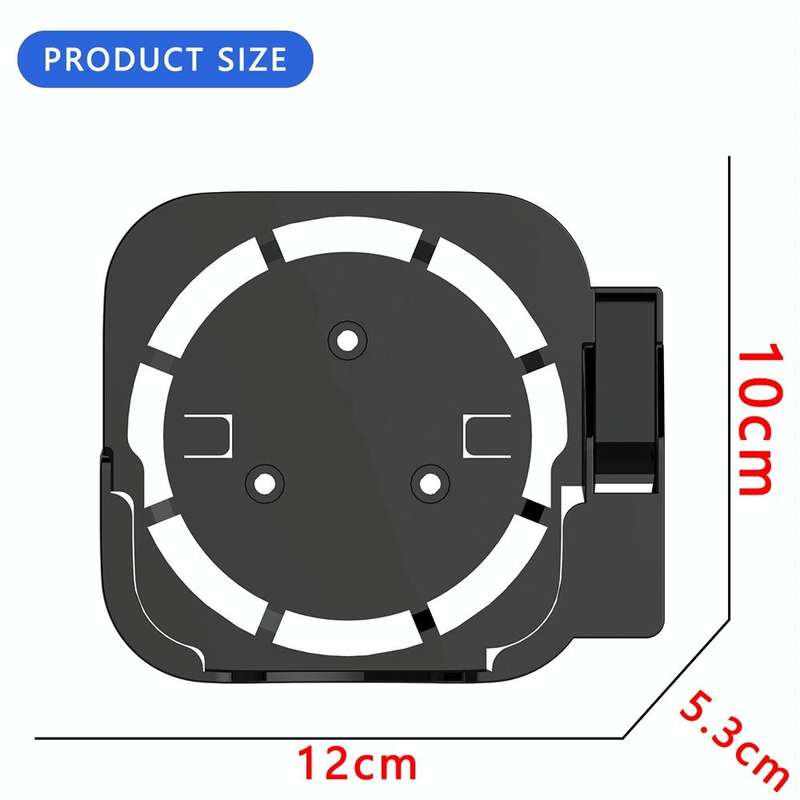 JV06T Set Top Box Bracket + Remote Control Protective Case Set for Apple TV(White + Black)