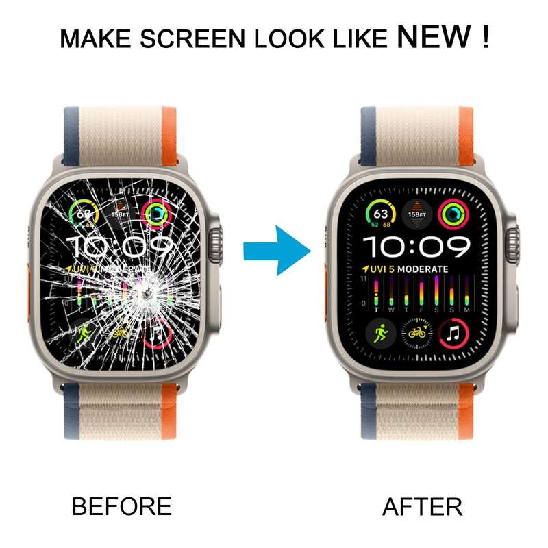 For Apple Watch Ultra 2 A2986 A2987 Original LCD Screen Digitizer Full Assembly with Frame