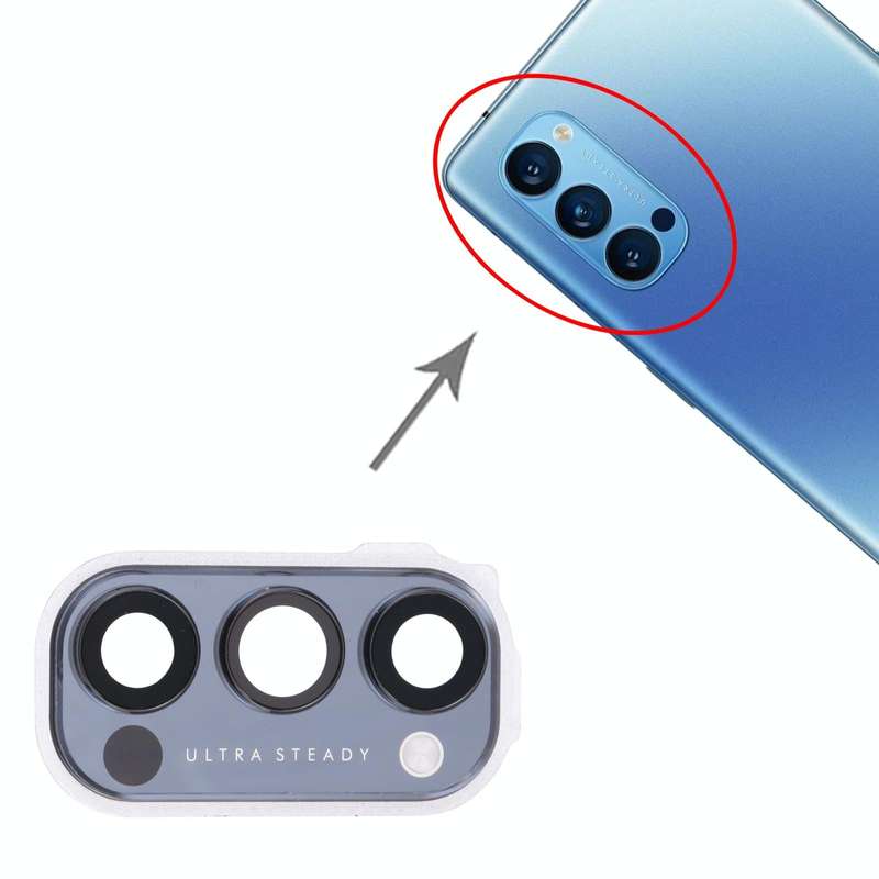 For OPPO Reno4 Pro 5G PDNM00, PDNT00, CPH2089  Camera Lens Cover (Black)