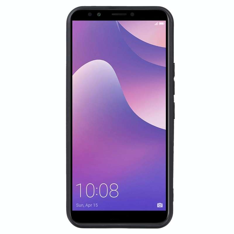 For Huawei Y7 2018 TPU Phone Case(Black)