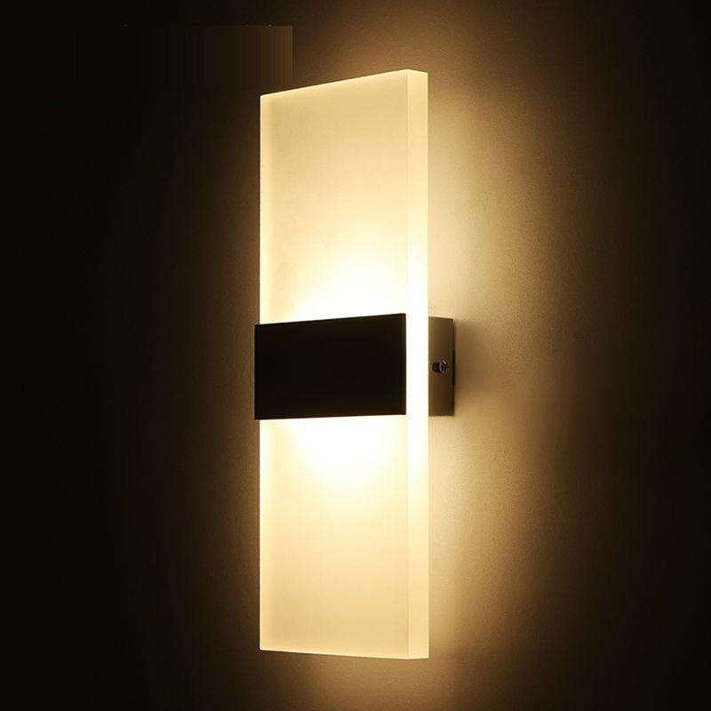 Right Angle White LED Bedroom Bedside Wall Aisle Balcony Wall Lamp, Size:146cm(Warm Light)