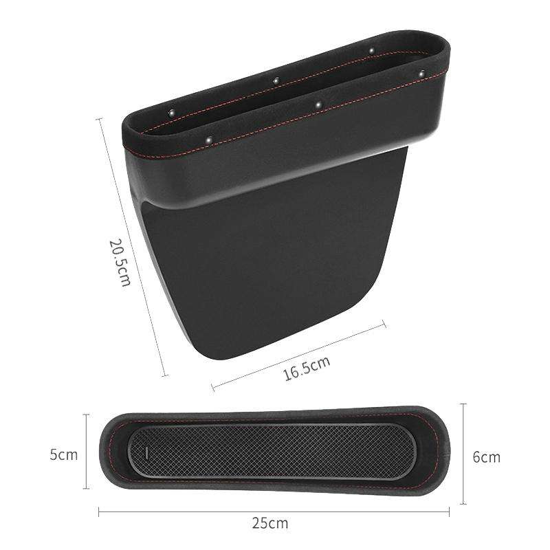Multifunctional Car Gap Storage Box Car Seat Slit Storage Bag, Style: Co-driving (Black)
