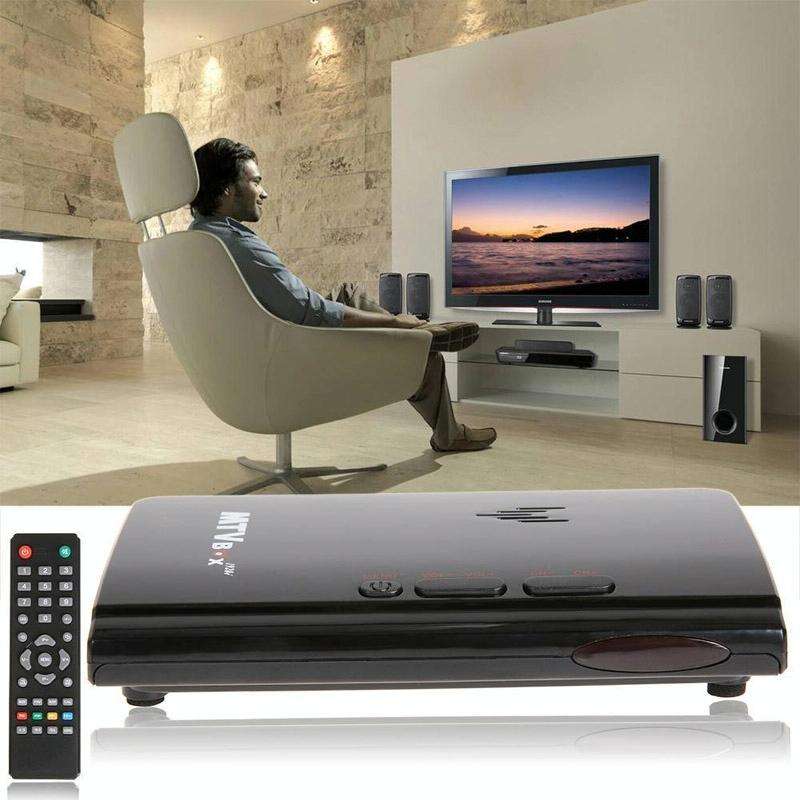 Global Mini LCD TV Receiver Box Digital Computer VGA TV Programs Tuner Receiver Dongle Monitor, M...
