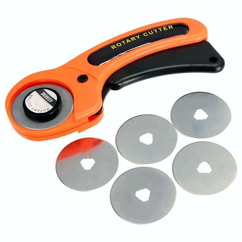 Leather Cutting Knife Cloth Round Hob Sewing Tool(Hob (with a blade))