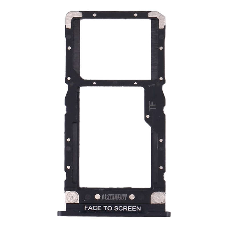 SIM Card Tray + Micro SD Card Tray for Xiaomi Mi Pad 4(Black)