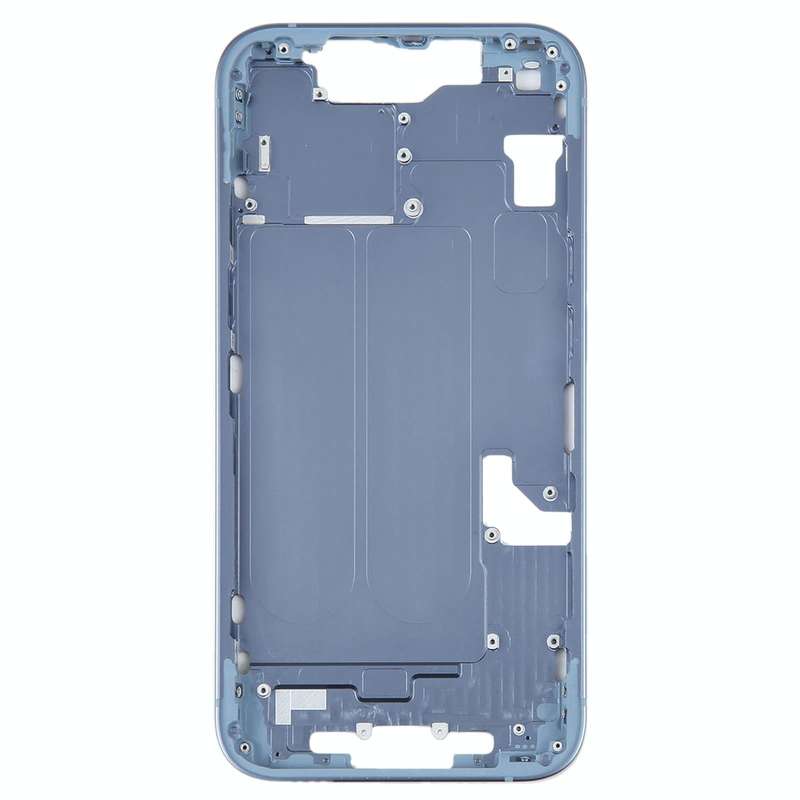 For iPhone 14 Middle Frame with Side Keys (Blue)