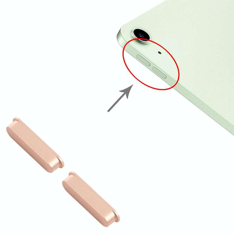 Volume Control Button for iPad Air 4 10.9 inch 2020 A2316 A2324 A2325 A2072 (Pink)