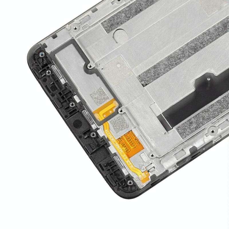 LCD Screen and Digitizer Full Assembly With Frame for T-Mobile Revvl Plus c3701a(Black)