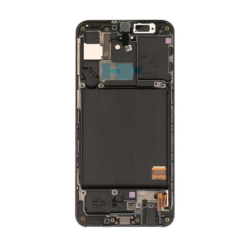Original Super AMOLED LCD Screen with Frame for Galaxy A40 SM-A405F with Digitizer Full Assembly ...