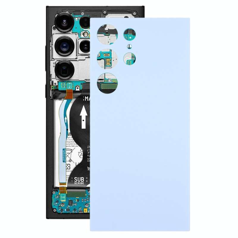 For Samsung Galaxy S24 Ultra SM-S928B OEM Battery Back Cover(Blue)