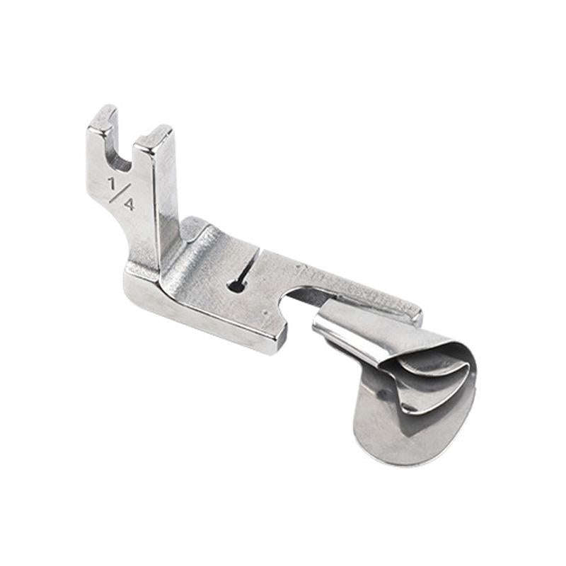 Sewing Machine Rolls Cloth Edge Presser Foot Silk Chiffon Skirt Hem Curled Pull Tube, Style:1/4(0...