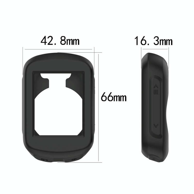 For Garmin Edge 130 Plus / Edge 130 Universal Silicone Protective Case(Black)