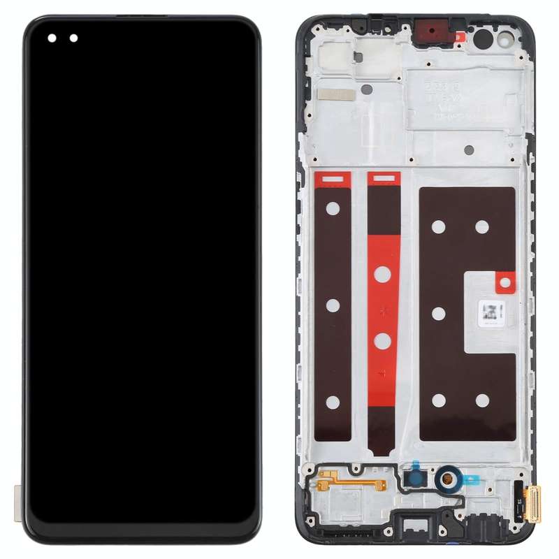Original LCD Screen For OPPO Reno4 Lite/F17 Pro with Digitizer Full Assembly with Frame