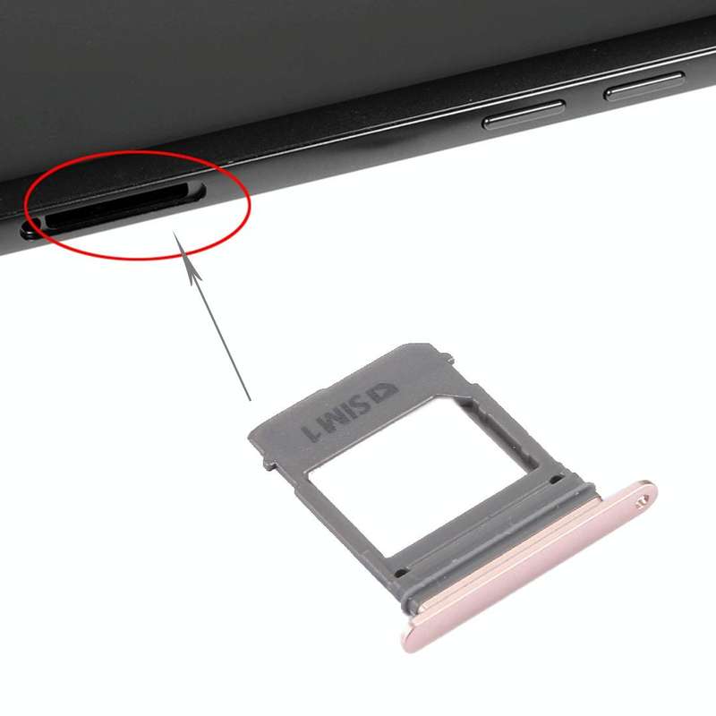 For Galaxy A5 (2017) / A520 & A7 (2017) / A720 SIM Card Tray + Micro SD Card Tray, Single Card (P...