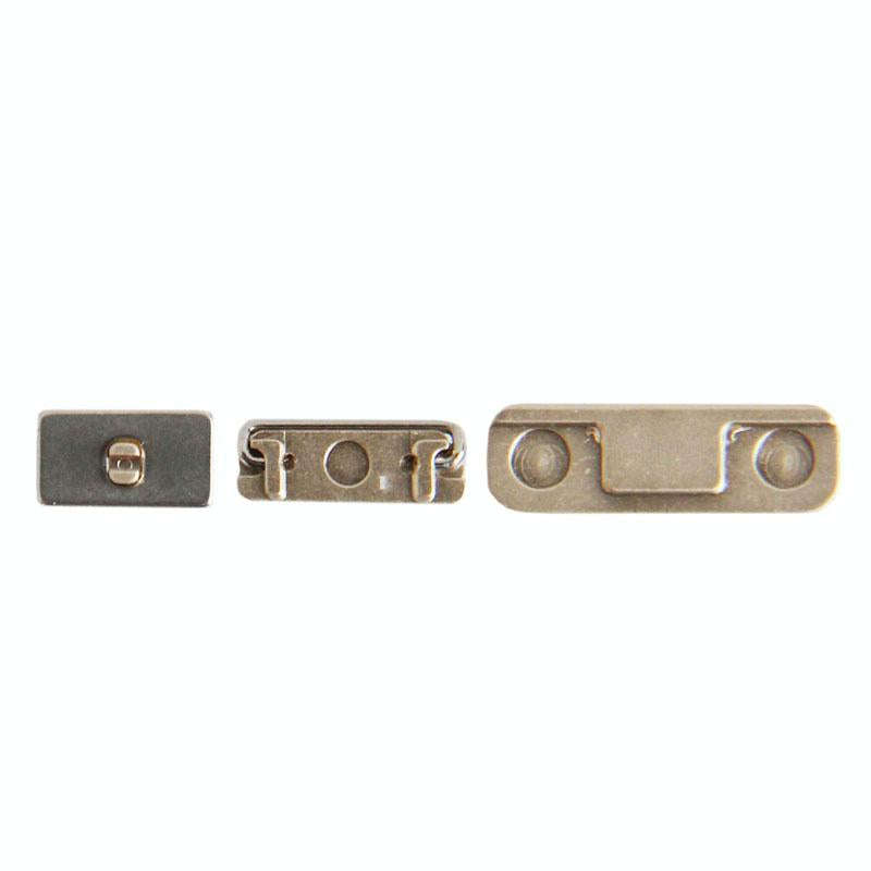 Original 3 in 1 Alloy Material (Mute Button + Power Button + Volume Button) for iPhone 5S, Golden...