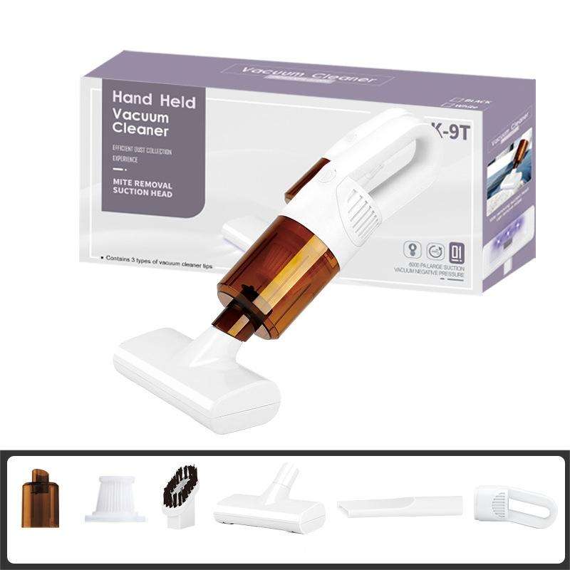 K9T 6W 3000 Pa Wireless Mite Removal Instrument Handheld Portable Vacuum Cleaner(White)