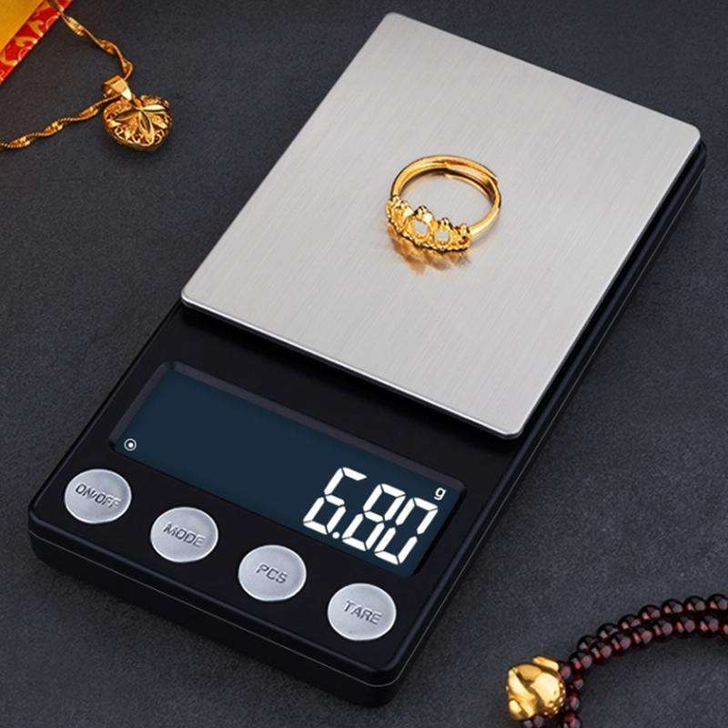 High-Precision Electronic Scale Mini Portable Jewellery Medicine Scale, Style:200g/0.01g