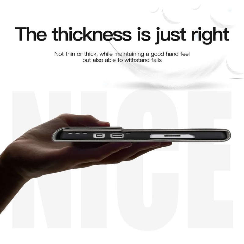 For Microsoft Surface Pro 7+ / 7 / 6 / 5 / 4 Sheepskin All-Inclusive Shockproof Protective Case w...