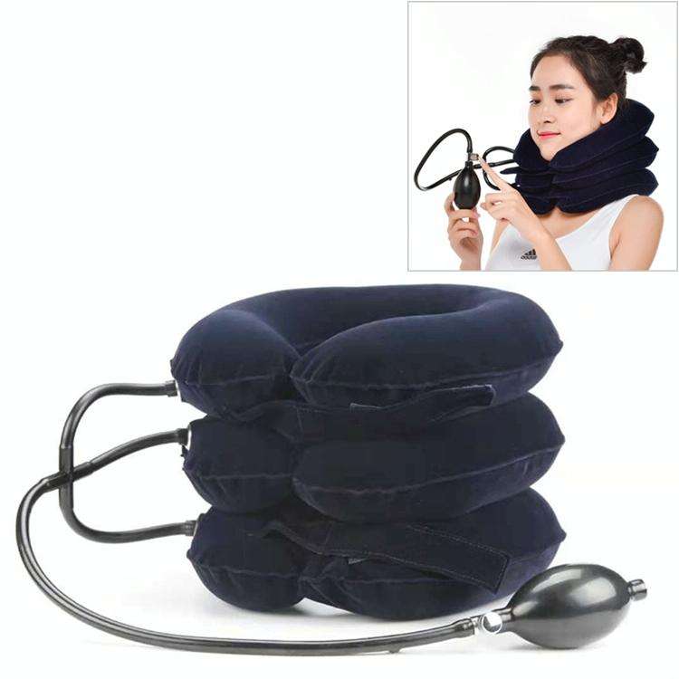 Household Full Cashmere Cervical Traction Instrument Neck Protection Inflatable Cervical Spine Ma...