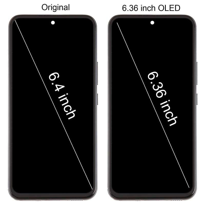 For Samsung Galaxy A54 5G SM-A546 6.43 inch OLED LCD Screen Digitizer Full Assembly with Frame