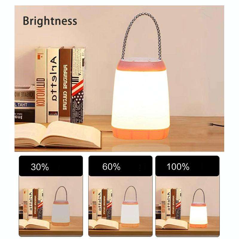 Portable Night Light Bedroom Baby Nursing Eye Protection Bedside Lamp, Style:USB Charging(Green)