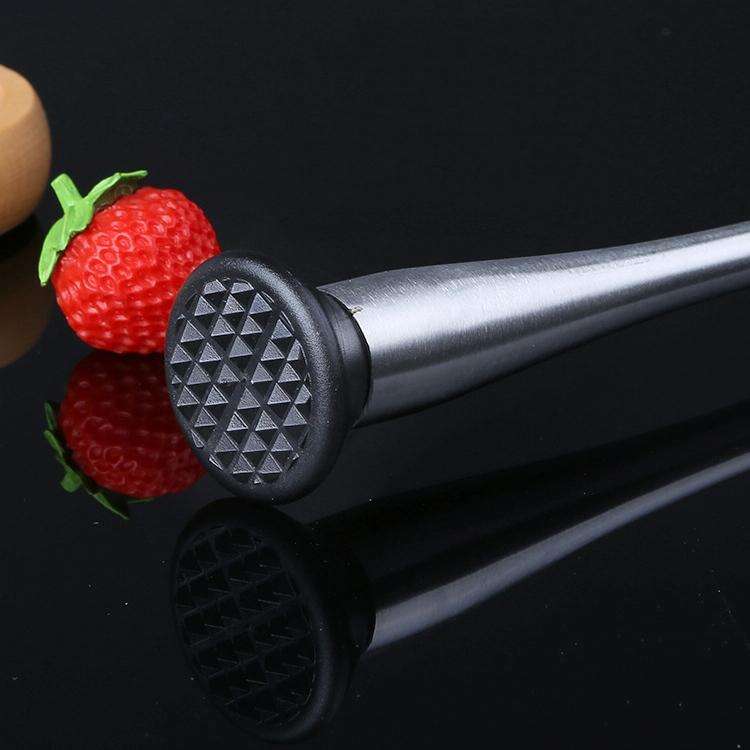 Fruit Crushed Popsicles Crushed Ice Hammer Bartender Mashed Sticks, Specification: Large