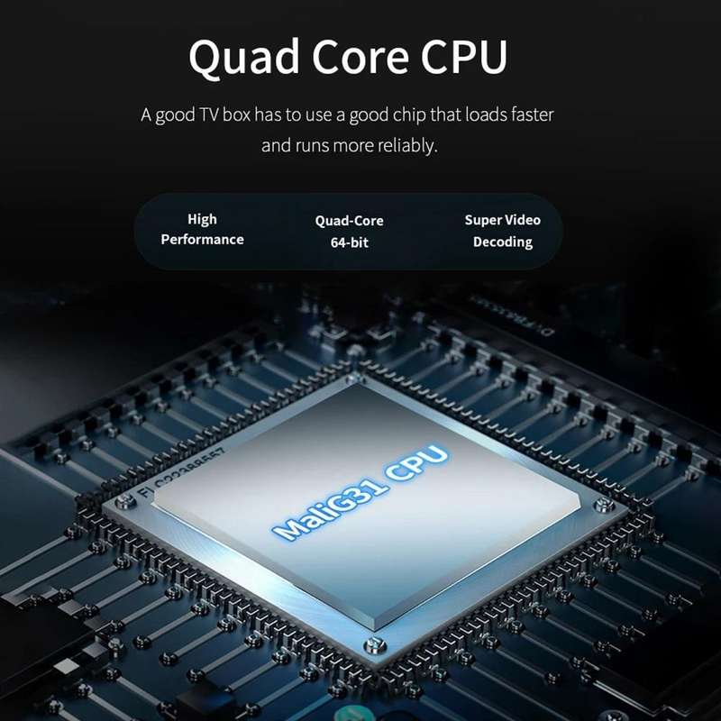 MXQ Pro RK3228A Quad-Core CPU 4K HD Network Set-Top Box, RAM:2GB+16GB(AU Plug)