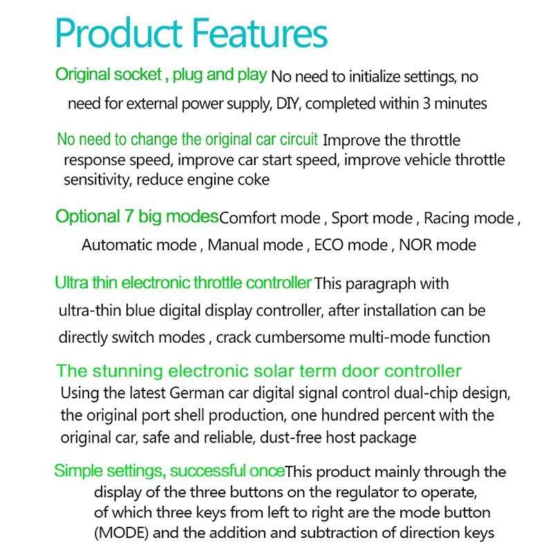 For Nissan Navara D40 TROS 8-Drive Potent Booster Electronic Throttle Controller Speed Booster