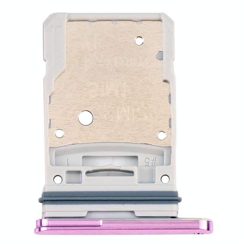 For Samsung Galaxy S20 FE 5G SM-G781B SIM Card Tray + Micro SD Card Tray (Purple)