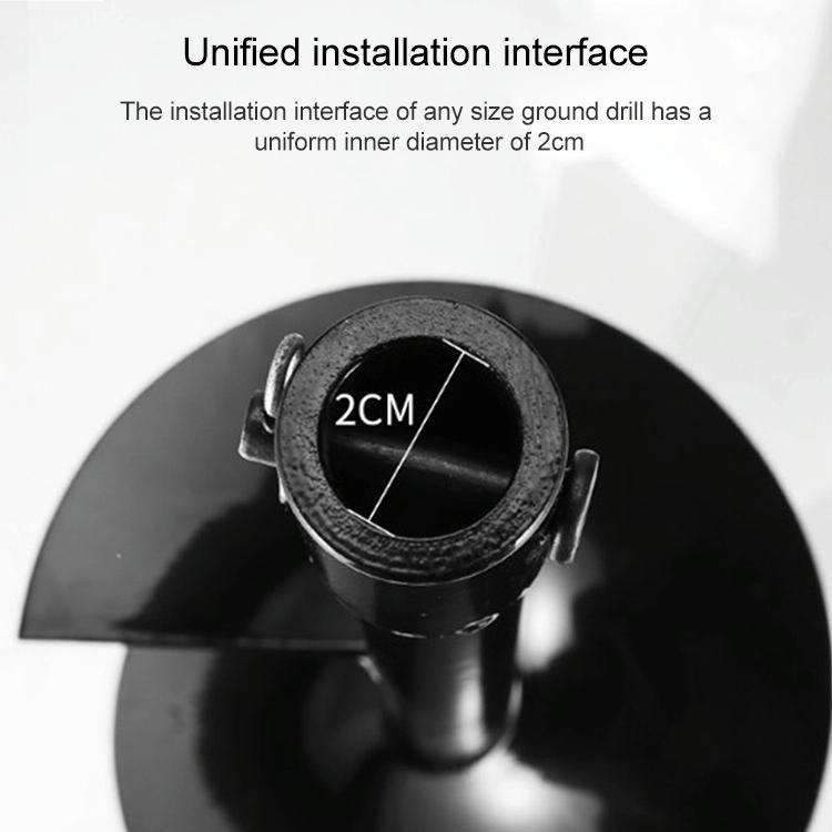 50cm Digging Machine Ground Drill Planting Machine Drill Bit Extension Rod