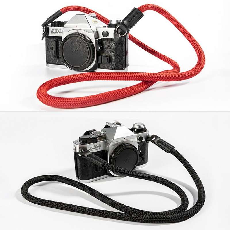 Climbing Rope Camera Strap SLR Camera Retro Wearable Shoulder Strap(Green)