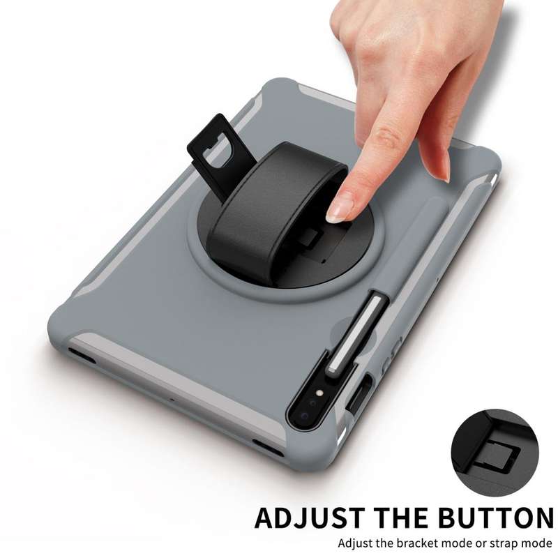 For Samsung Galaxy Tab S8 / Galaxy Tab S7 (2020) T870 360 Degree Rotation PC+TPU Protective Cover...